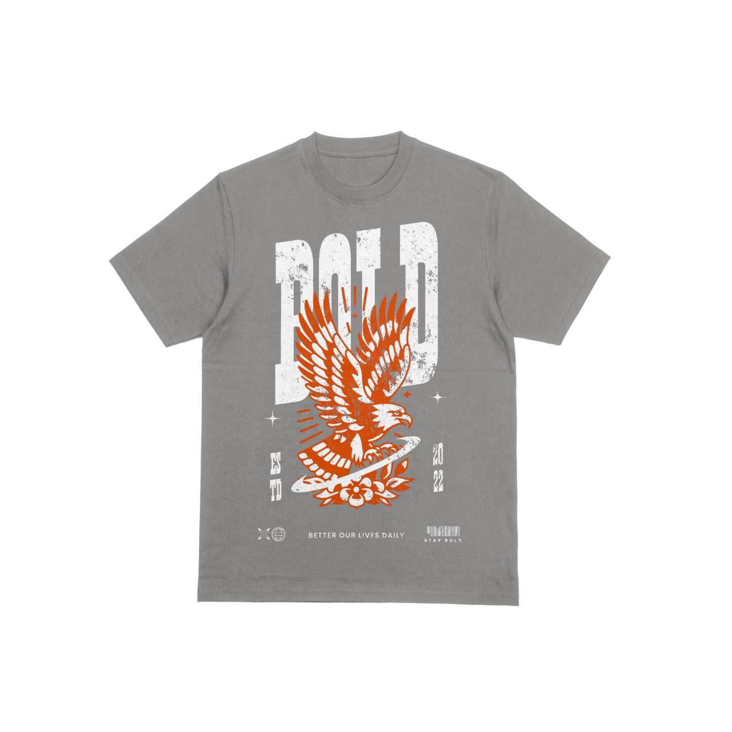 "Like A Bird" Tee (Stone Grey)