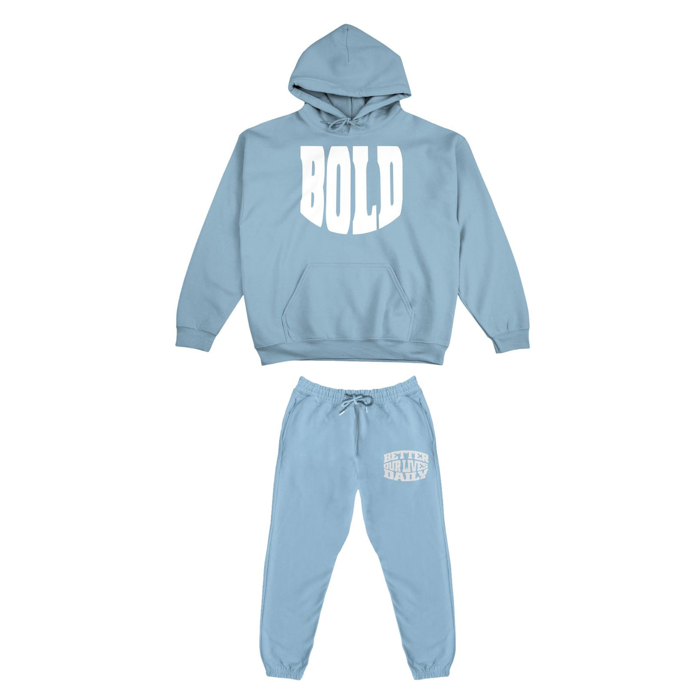 "BOLD" Jogger Set (Sky Blue)